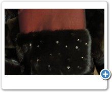 collection 4 strass on mink cuff